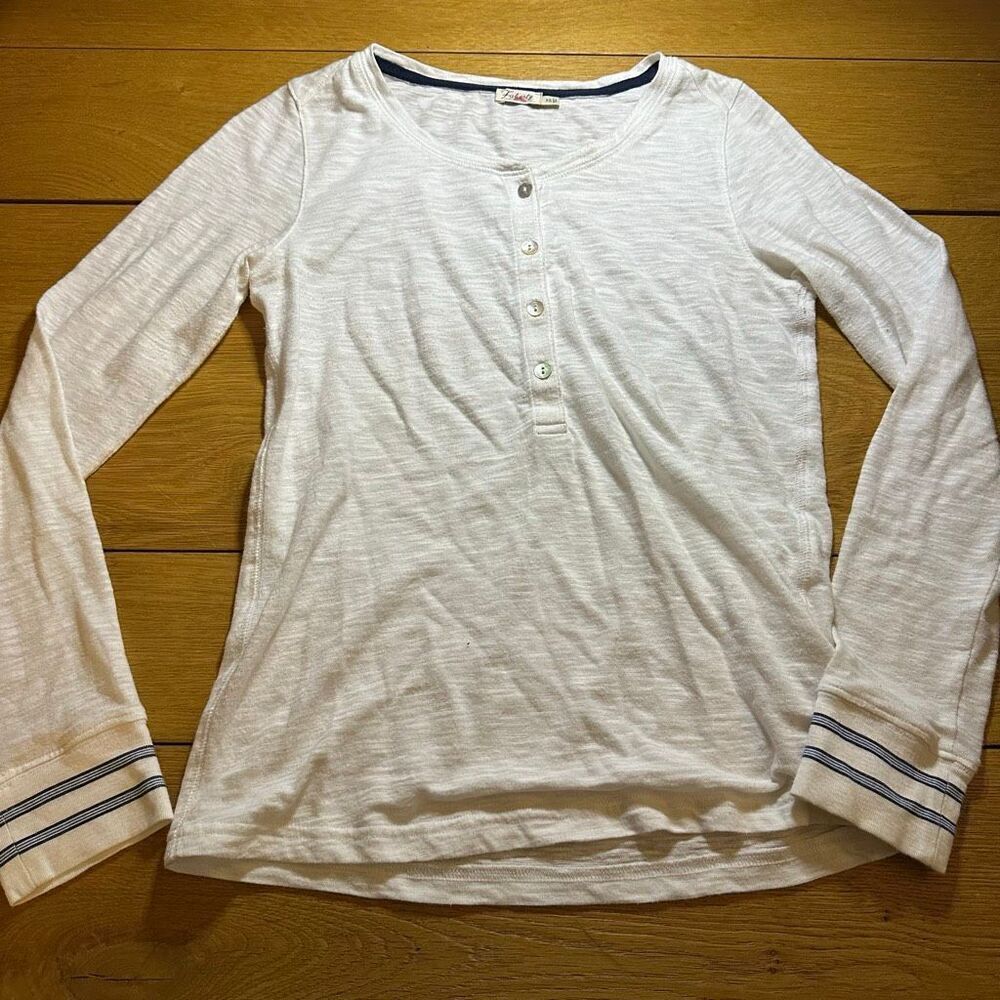 Faherty Mikki Henley white xs